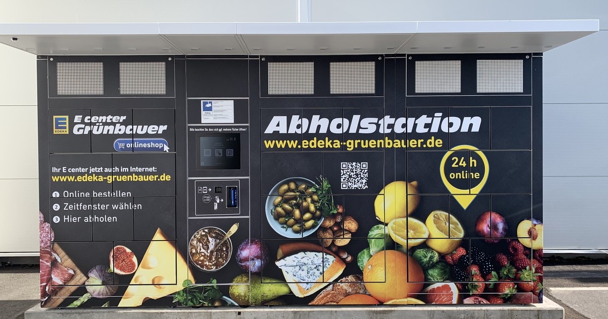 Praktisch EDEKA Grünbauer bietet Abholstation für